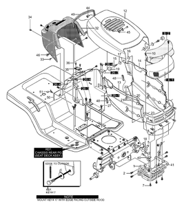 Part Location Diagram of F-000799J Murray INST BOOK & PARTS LIST